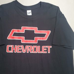 New t shirt Red Chevrolet unisex large